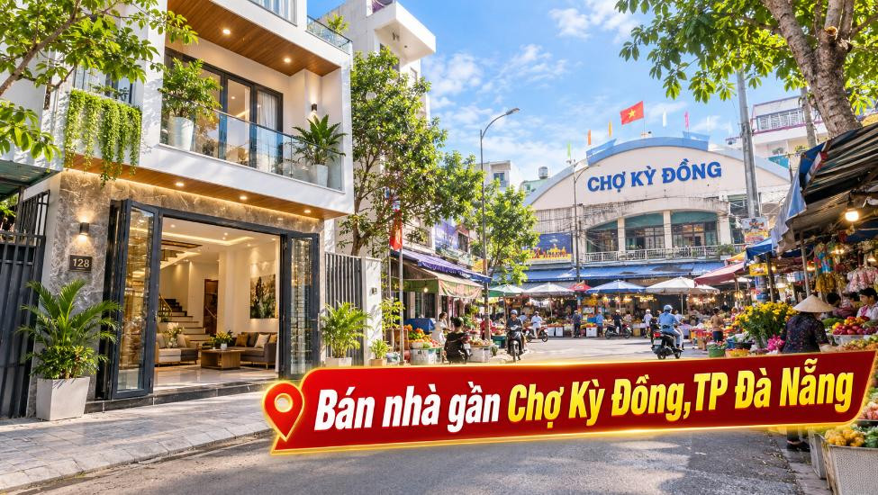 Nhà Thanh Khê gần Chợ Kỳ Đồng – Ở trung tâm, mua bán ngay bên nhà