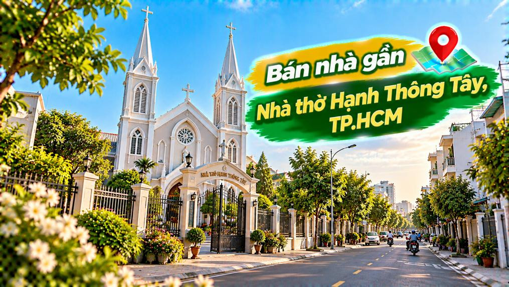 Nhà Thông Tây Hội gần Nhà thờ Hạnh Thông Tây – Khu dân cư lâu đời dễ ở