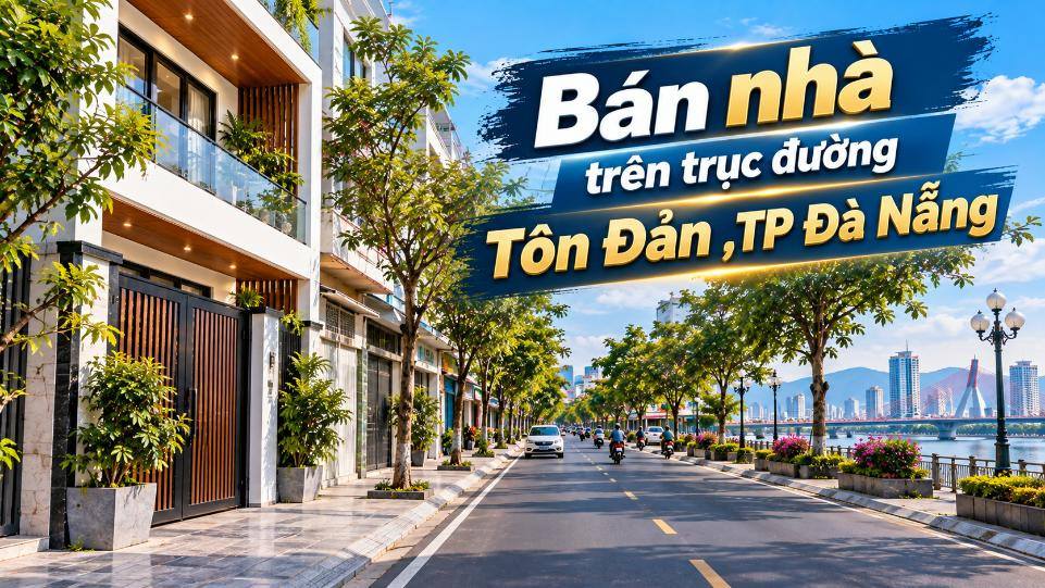 Nhà trục Tôn Đản – Phố đông dân, vừa ở vừa kinh doanh thuận lợi