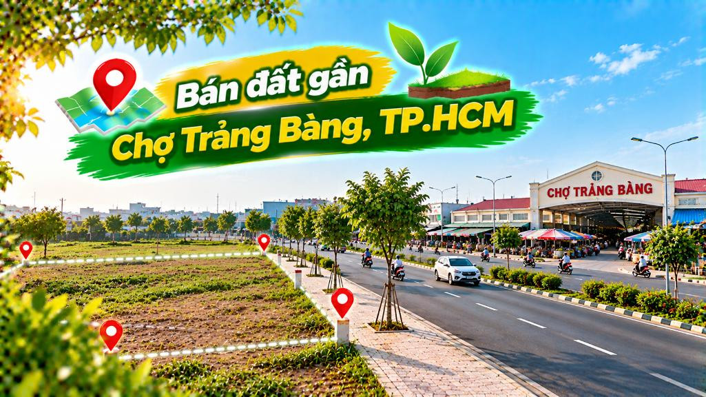 Nhắm hướng Chợ Trảng Bàng – Đất Thái Mỹ thuận cho ở và buôn bán