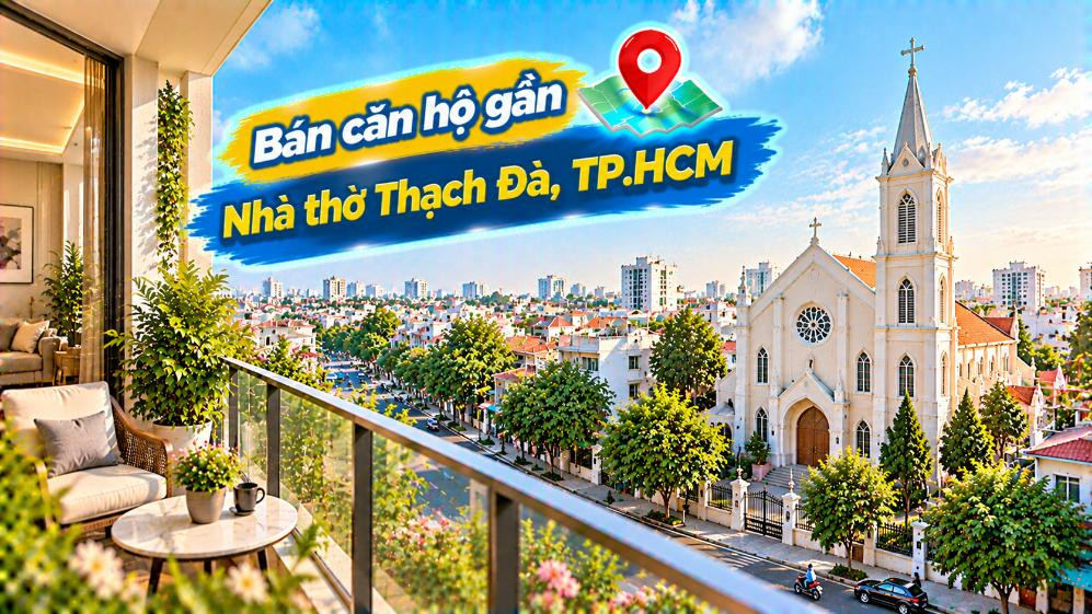Ở gần Nhà thờ Thạch Đà – Căn hộ Thông Tây Hội cho nhịp sống nhẹ nhàng