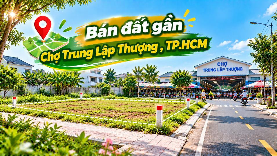 Quỹ đất Nhuận Đức gần Chợ Trung Lập Thượng – Hợp nhà vườn, an cư