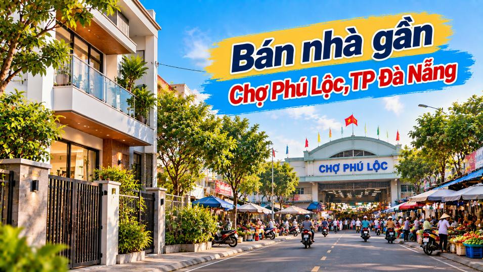 Ra Chợ Phú Lộc thật gần – Nhà Thanh Khê tiện ở, thuận buôn bán