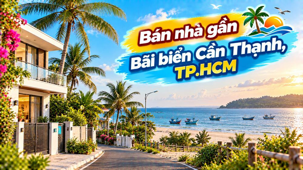 Sáng nghe vị biển, chiều về nhà – BĐS gần Bãi biển Cần Thạnh