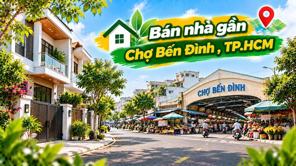 Sống gần Chợ Bến Đình – Nhà An Nhơn Tây tiện cả ở lẫn buôn bán