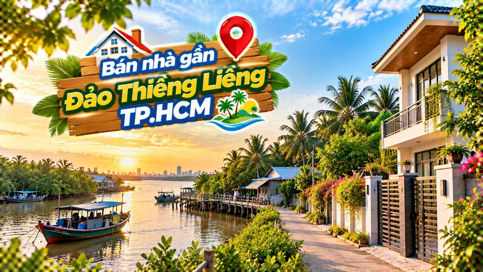 Sống giữa miền đảo xanh – Nhà gần Thiềng Liềng mang nét Cần Giờ rất riêng