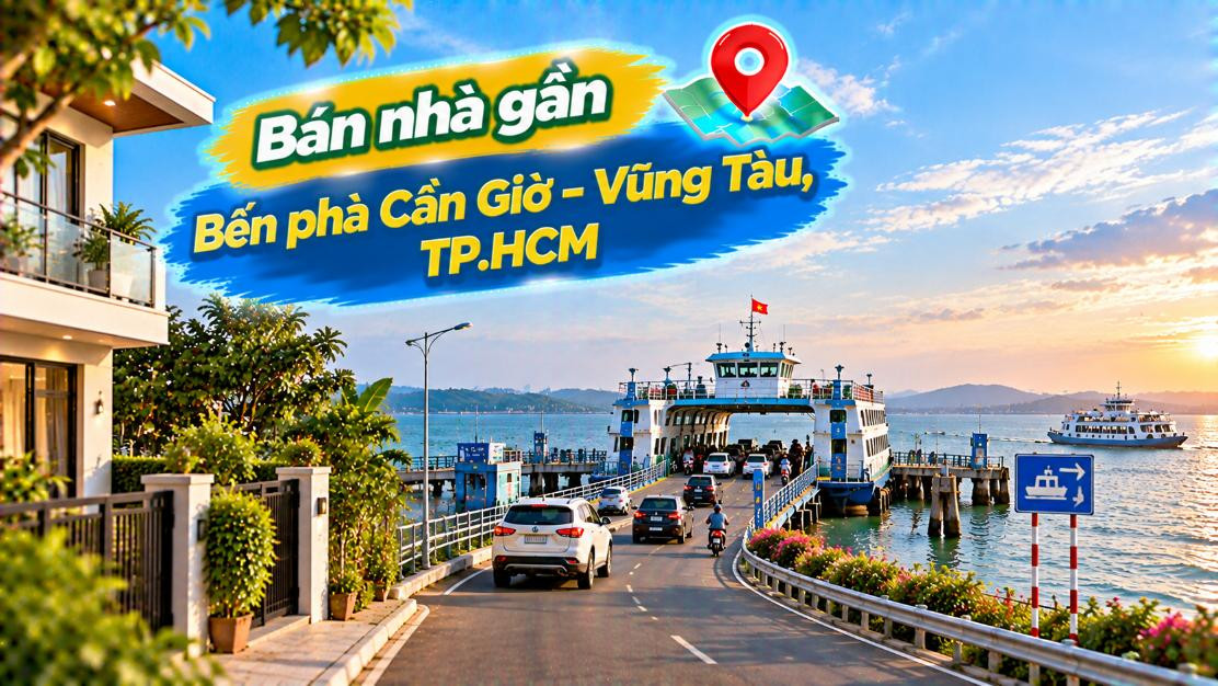 Từ Cần Giờ sang Vũng Tàu thuận đường – Nhà gần bến phà liên tỉnh
