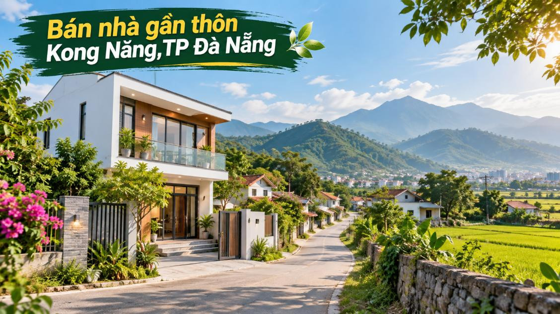 Về Kong Năng an cư – Nhà Phước Năng gần dân cư, sống yên bình