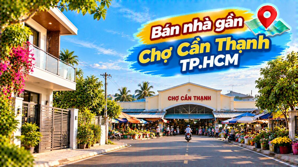 Về trung tâm Cần Thạnh – Nhà gần chợ, tiện từ sinh hoạt đến buôn bán